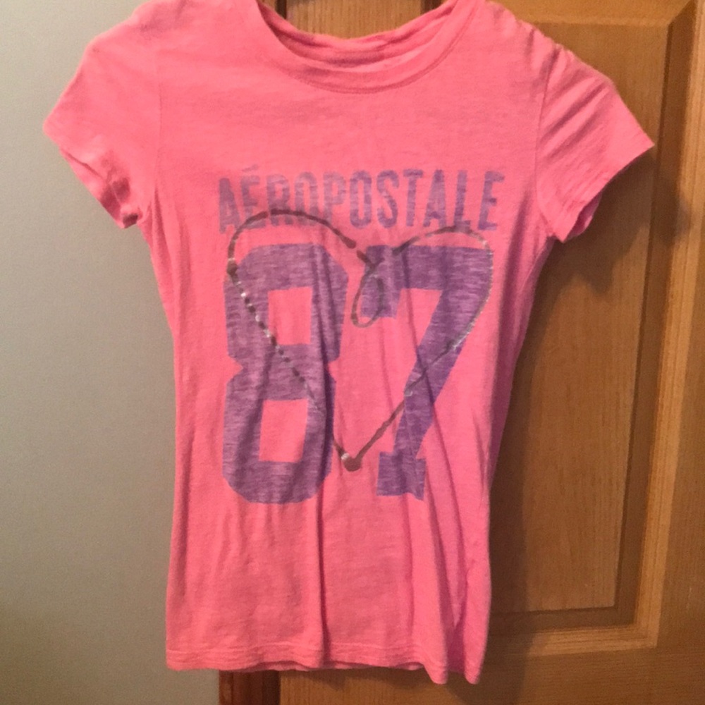 Pink Aeropostale short sleeve tee size XS